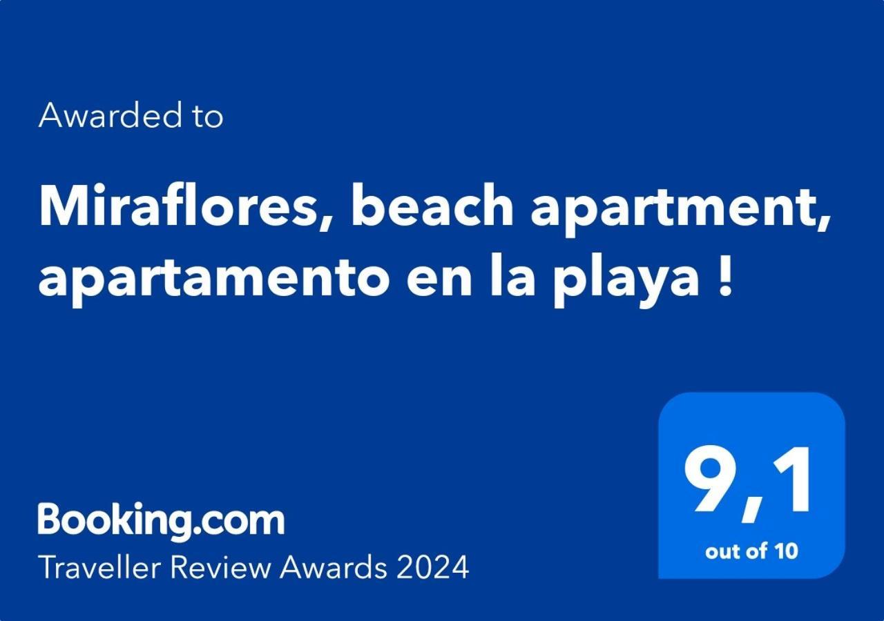 Miraflores, Beach Apartment, Apartamento En La Playa ! Ла-Кала-де-Михас Экстерьер фото